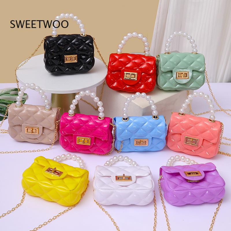 Women'S Young Bags - 2026 Jelly Mini Umhängetasche Gesteppte PVC-Handtasche