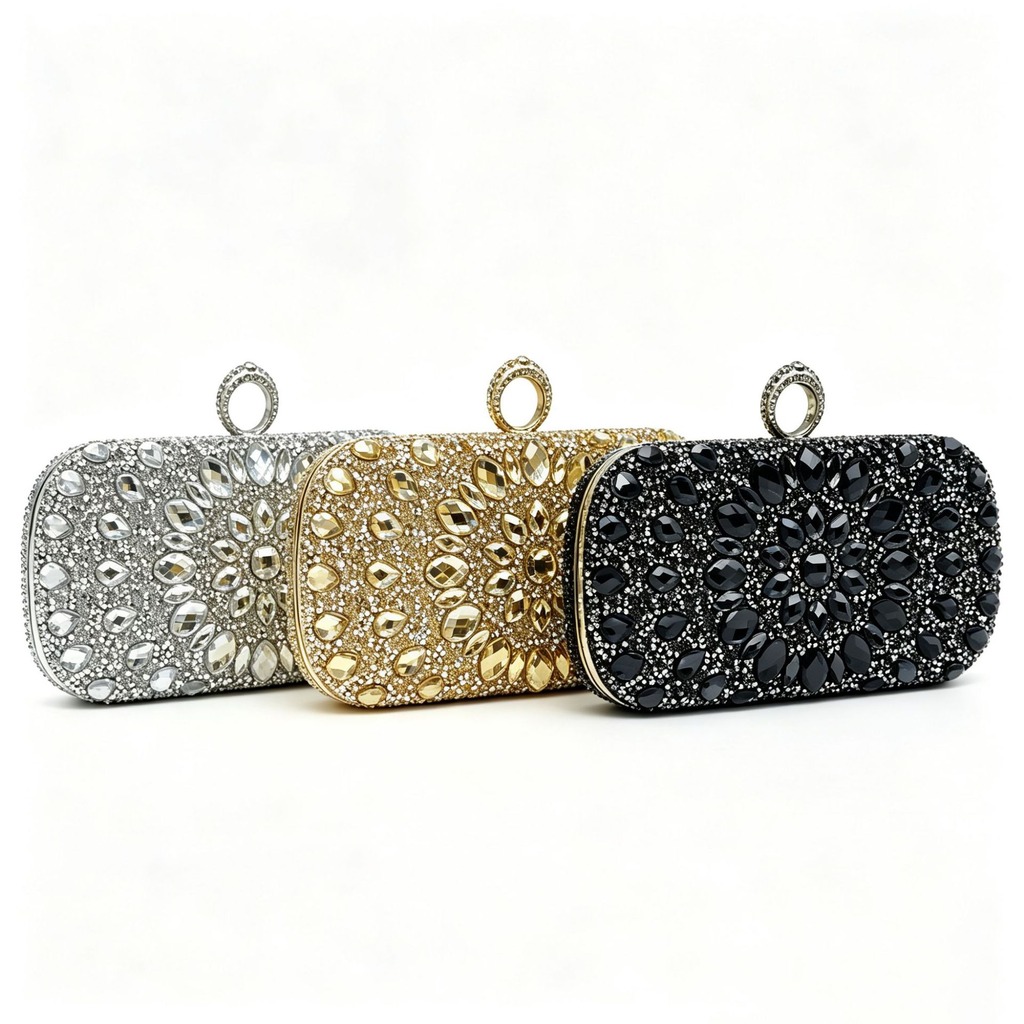 Women Bags On Sale - Voll mit Diamanten Besetzte Abendtaschen Luxuriöse