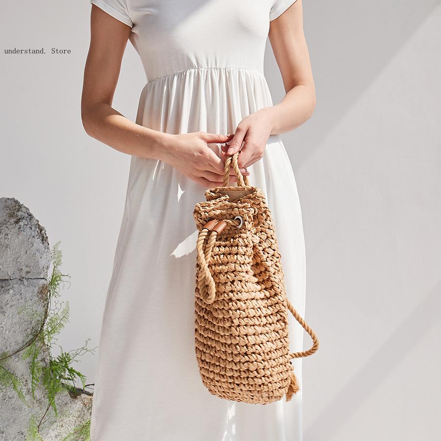 Handgefertigte Strand-Umhänget – Women'S Raffia Bags Bewertung und Preis