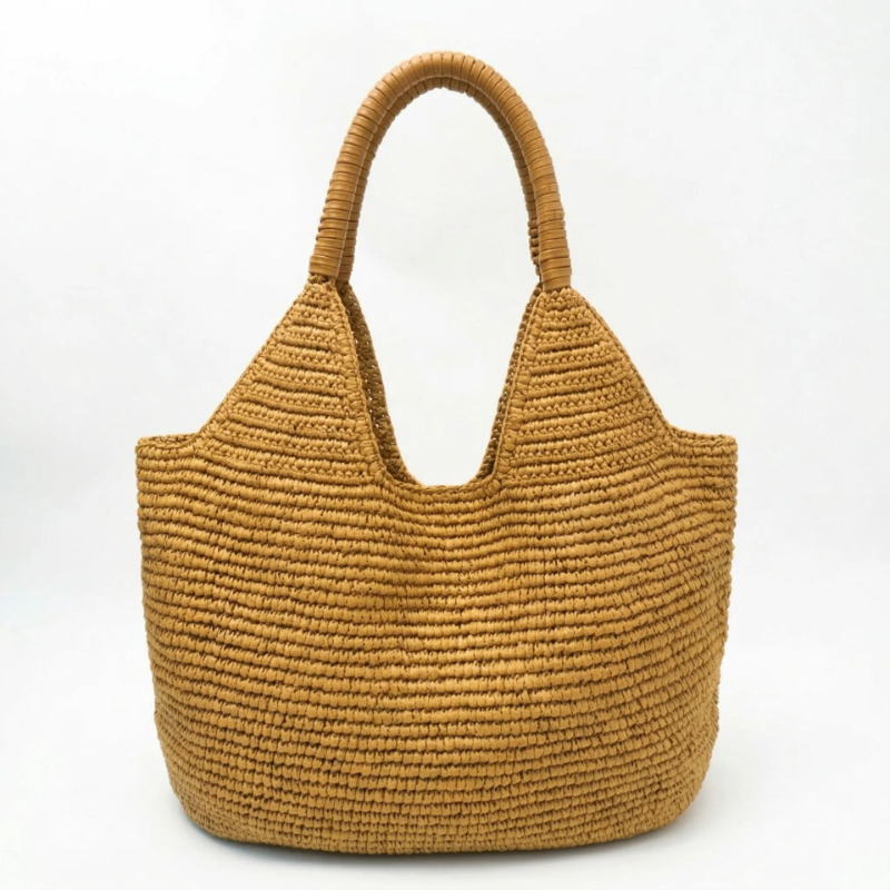 Raffia Gewebte Stroh-Schultert – Women'S Raffia Bags Bewertung und Preis