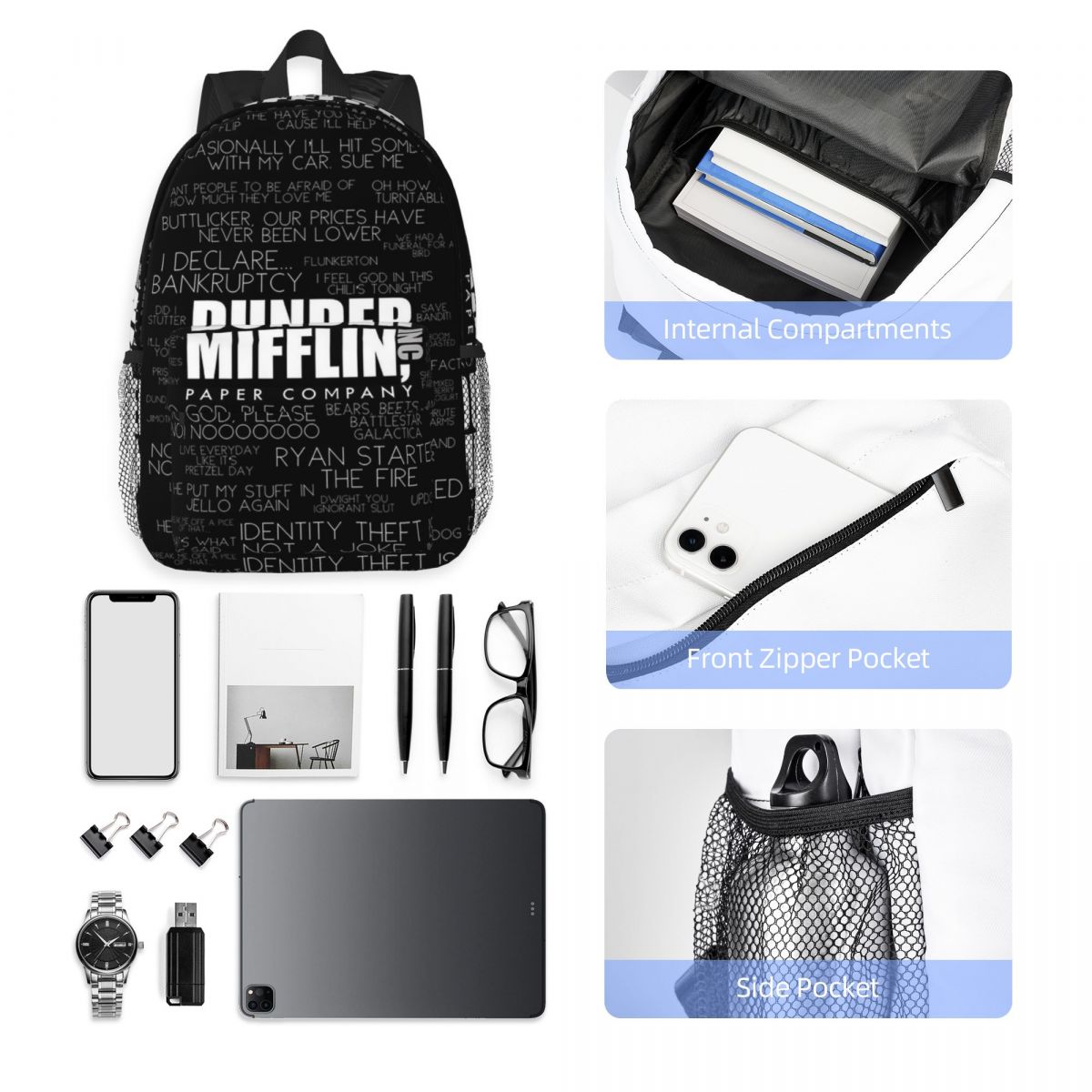 The Office Quotes Dunder Miffl – Women Bags Company Bewertung und Preis